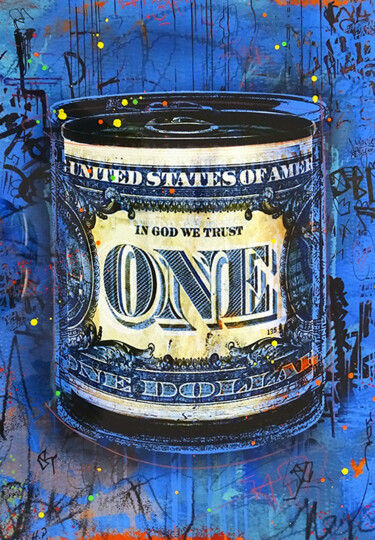 Tehos one dollar blue - study for a limited edition